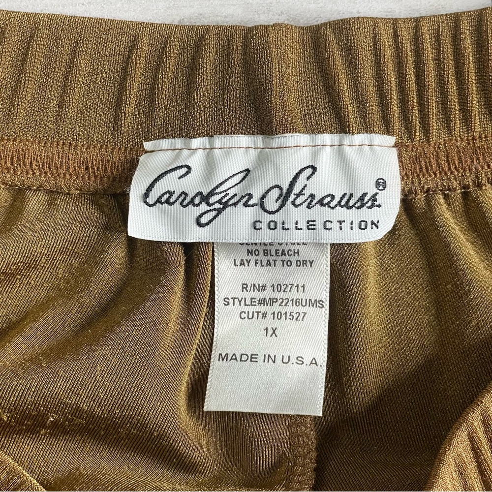 CAROLYN STRAUSS COLLECTION Slinky Knit Pants - Picture 3 of 4